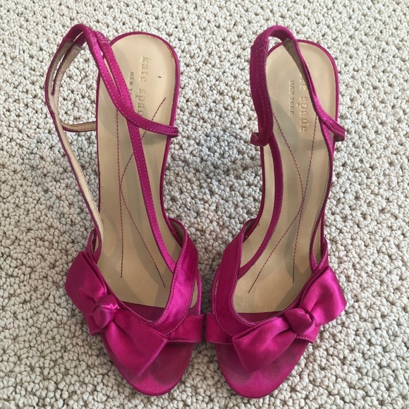 Kate Spade Pink Heels - Picture 1 of 3
